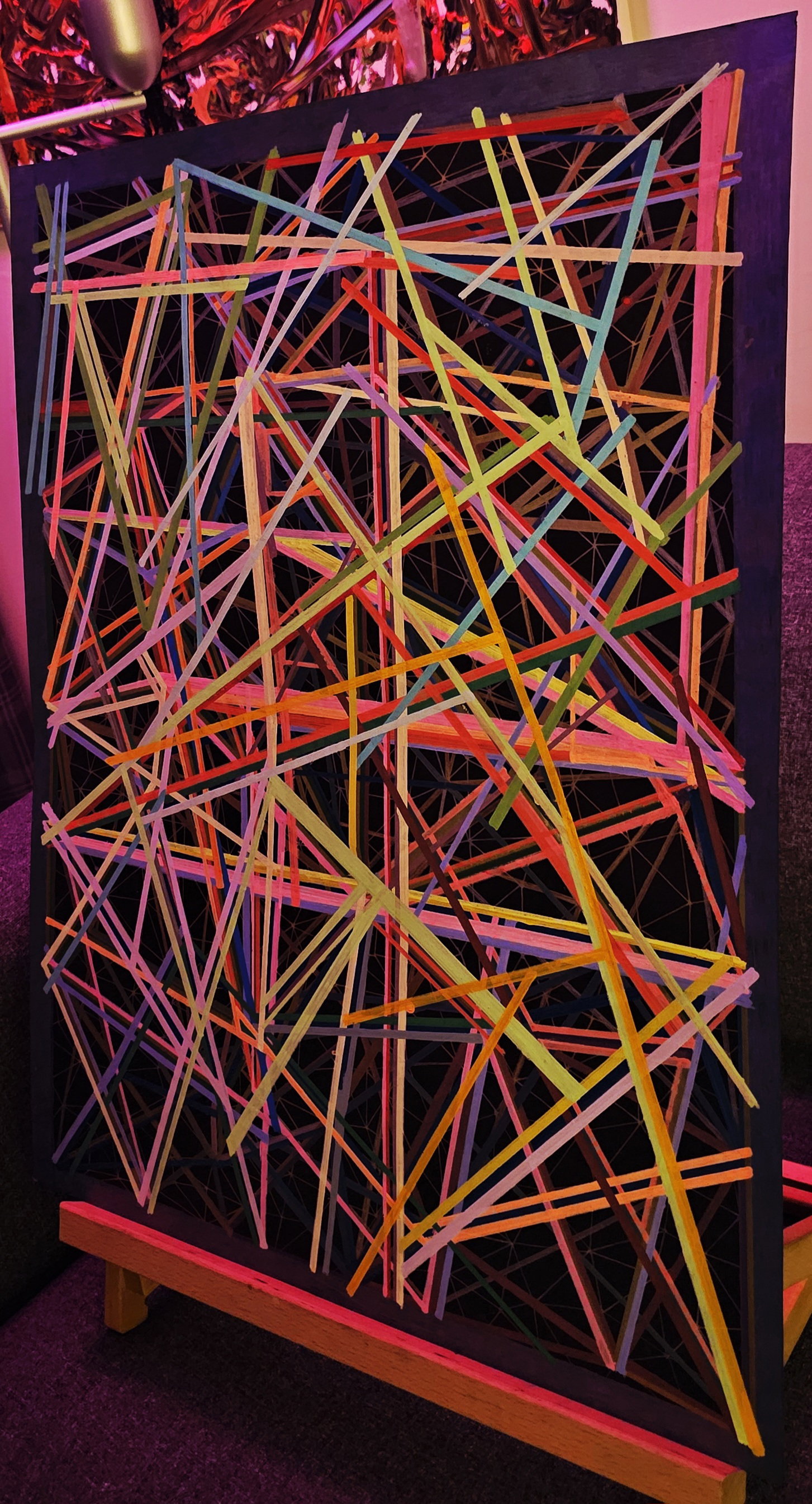 • work heavily still in progress • nkolika peace OKOYE art • perfection is the reach • warm rainbow nights dreams •