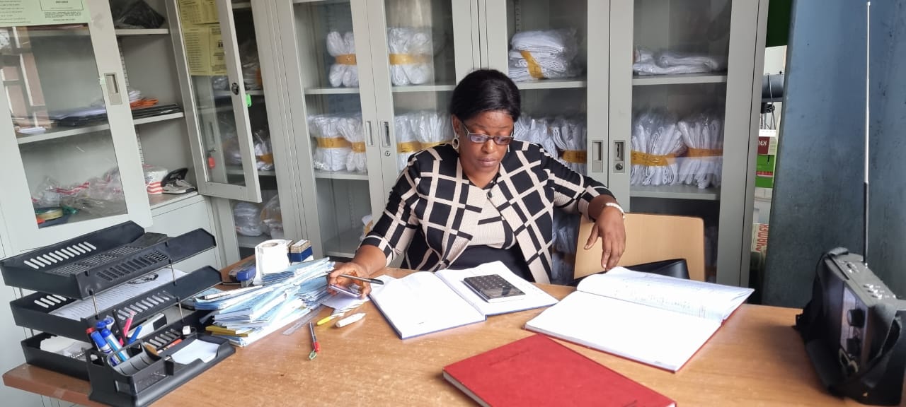 Meeting our dynamic Business Manager Mrs. Olive Boye who ensures that the school business operations run smoothly.