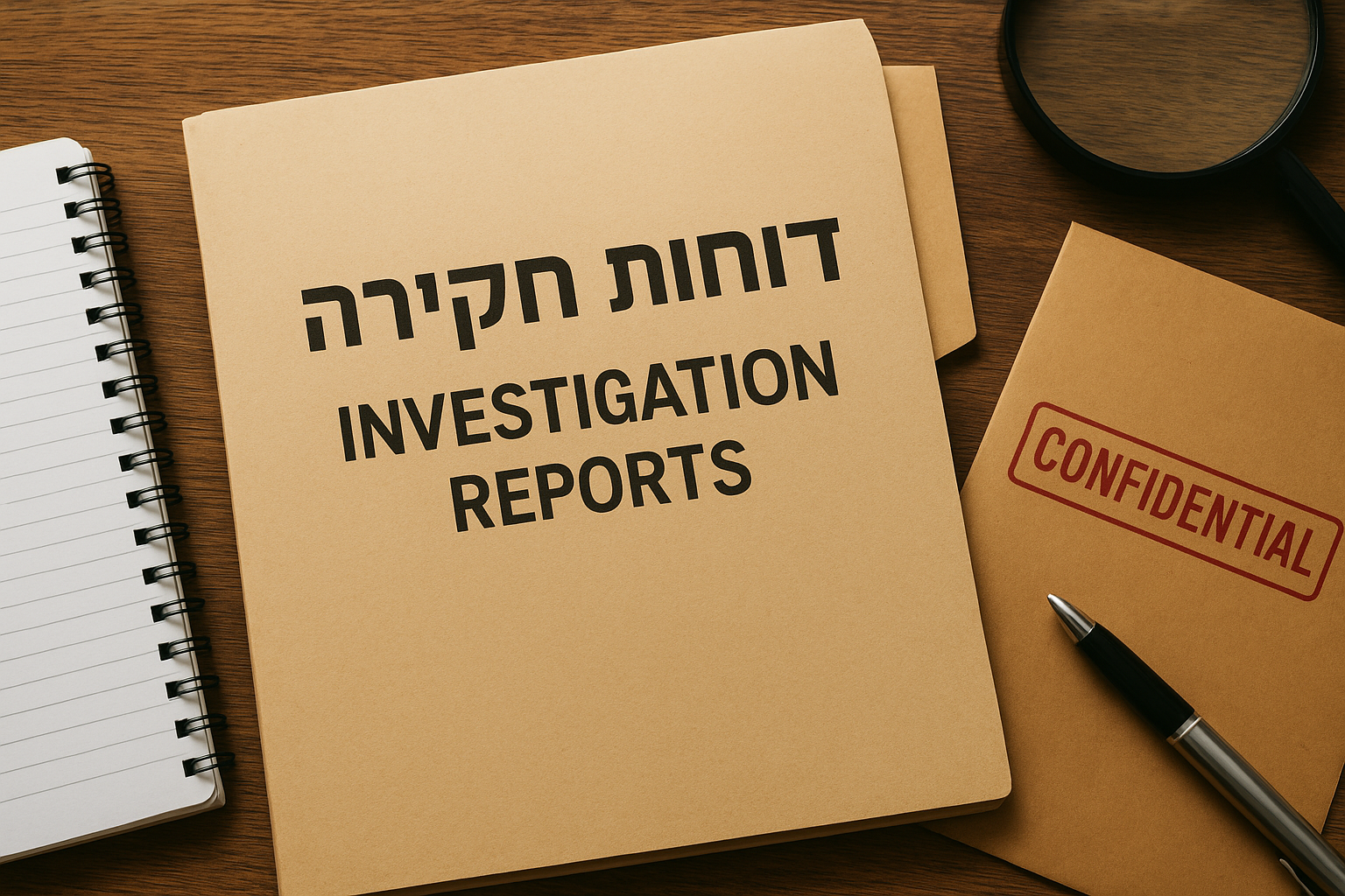 חיסיון דוחות חקירה