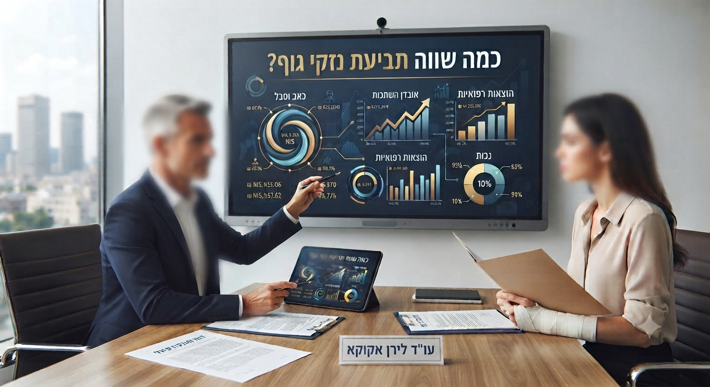 כמה שווה תביעת נזקי גוף?
