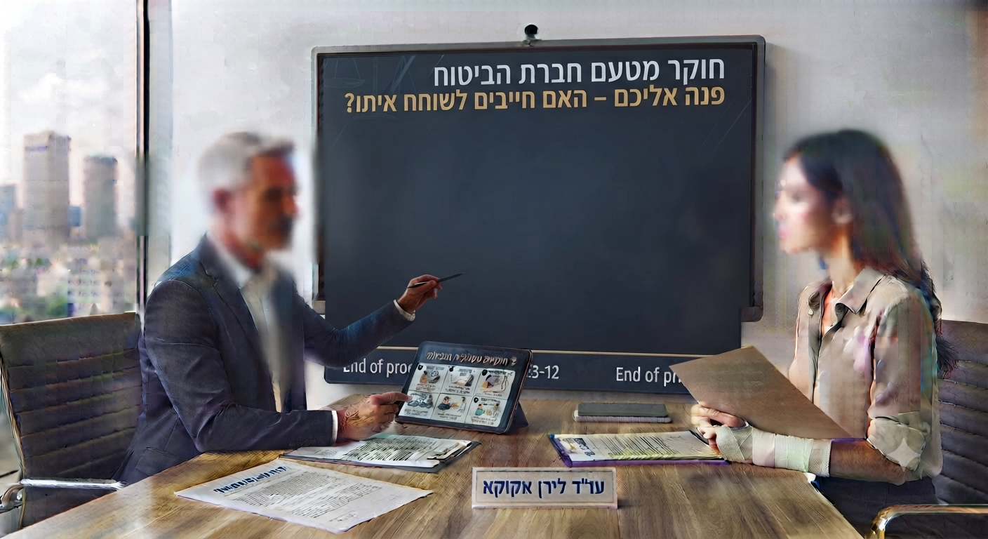 חוקר מטעם חברת הביטוח פנה אליכם – האם חייבים לשוחח איתו?
