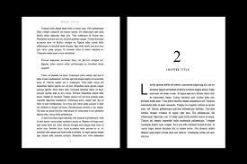 Book formatting