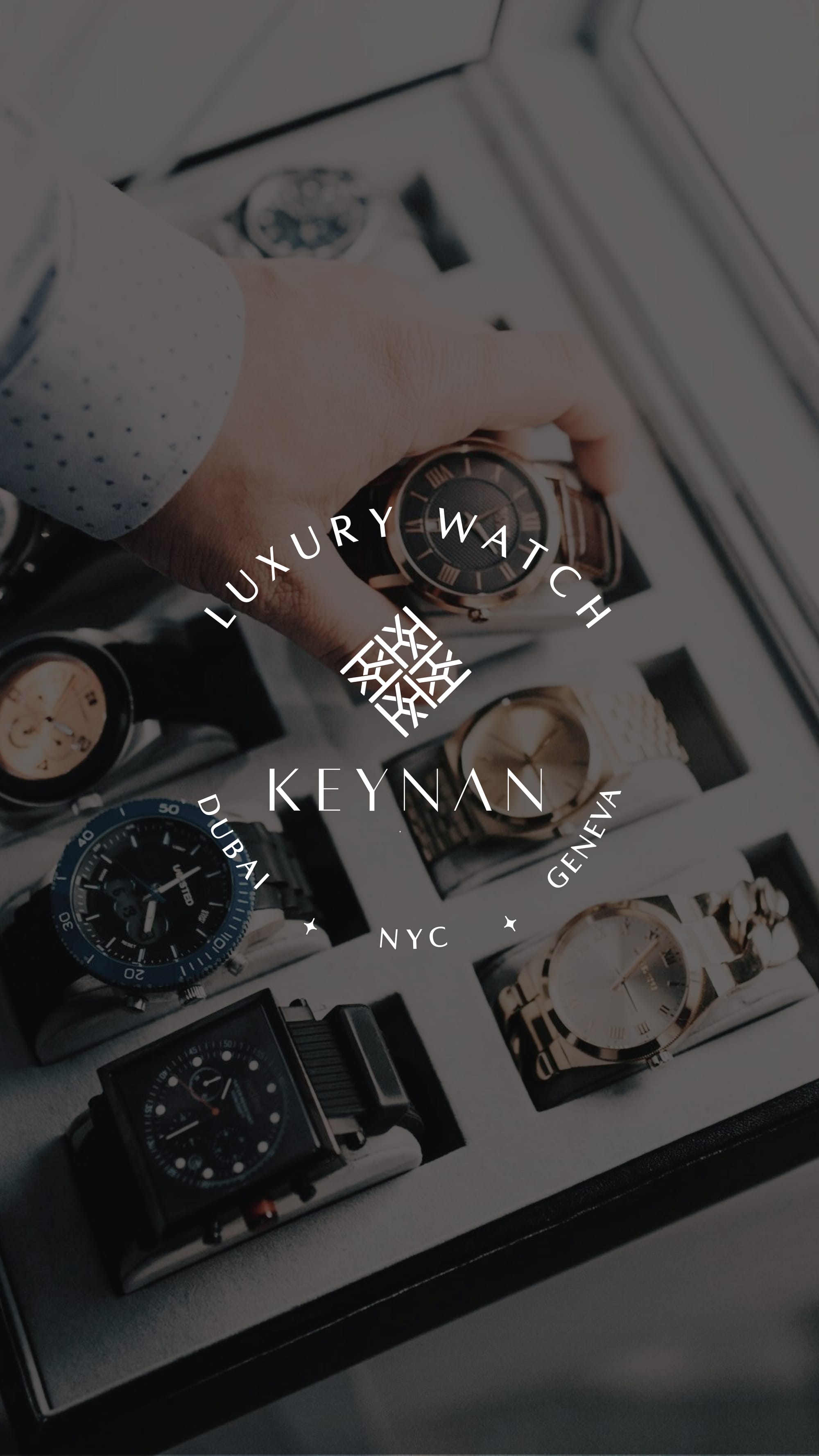 keynan | luxury watches - מיתוג לעסק של שעוני יוקרה
