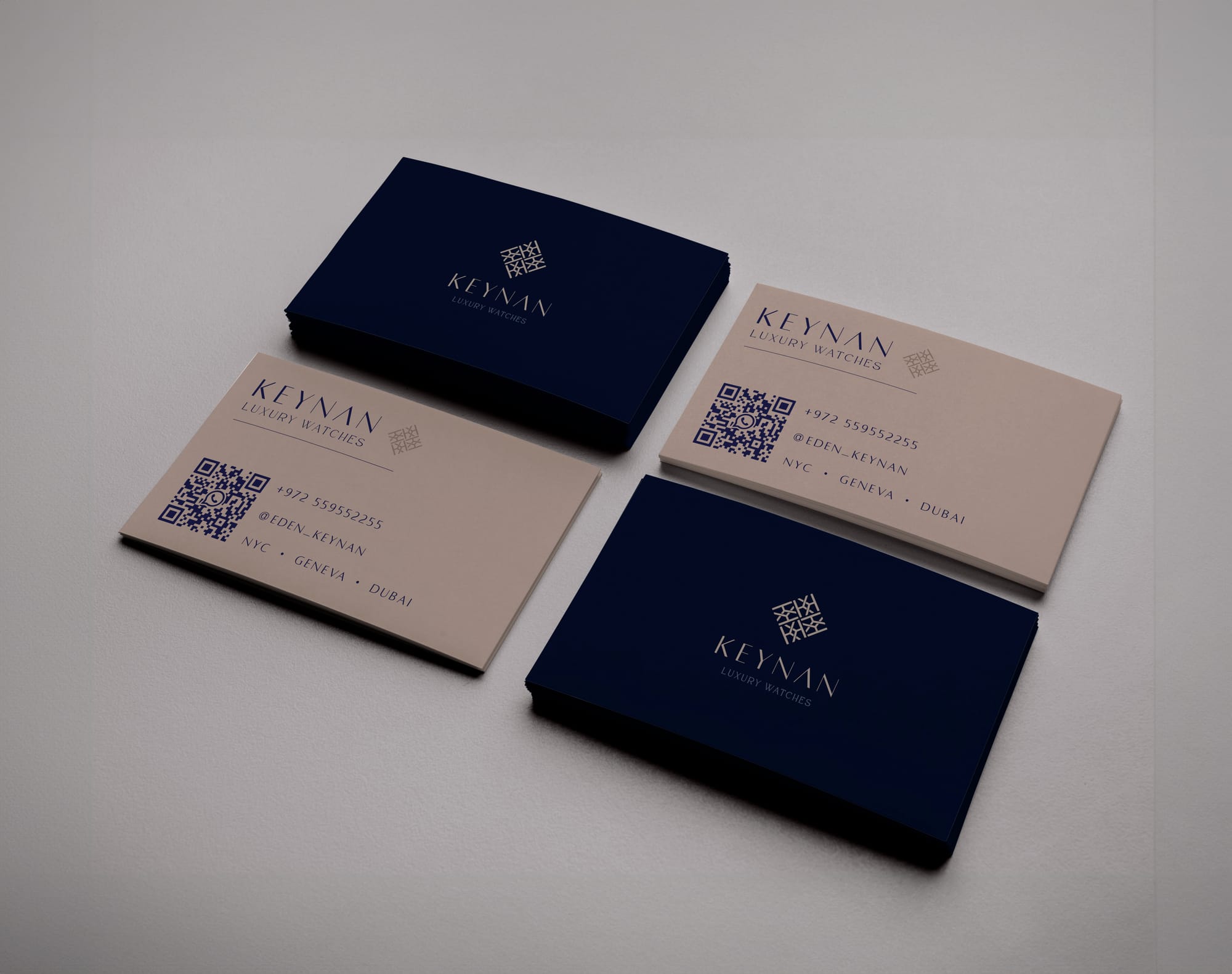 keynan | luxury watches - מיתוג לעסק של שעוני יוקרה