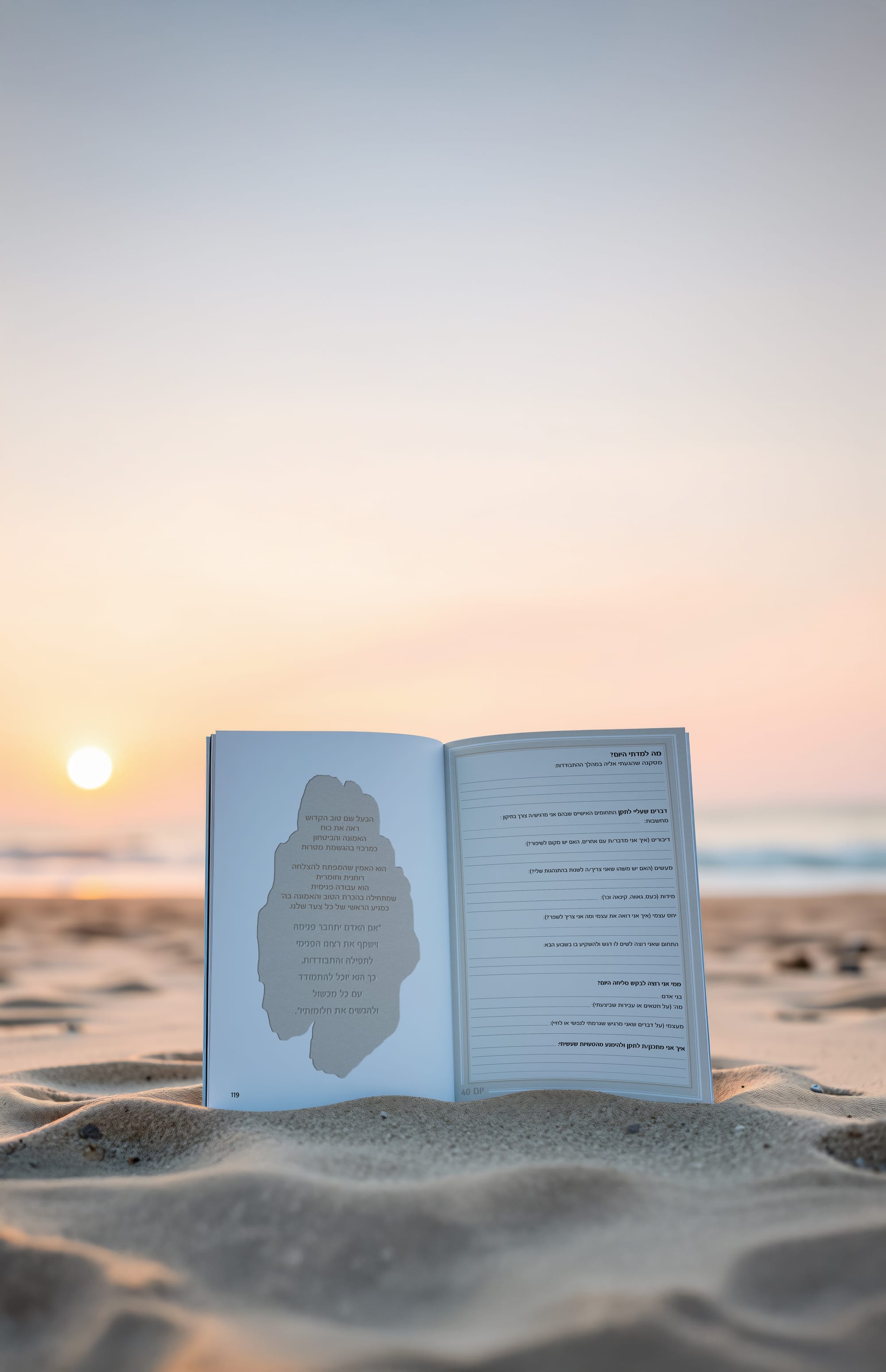 עיצוב ועימוד ספר התבודדות | אהבת ישראל