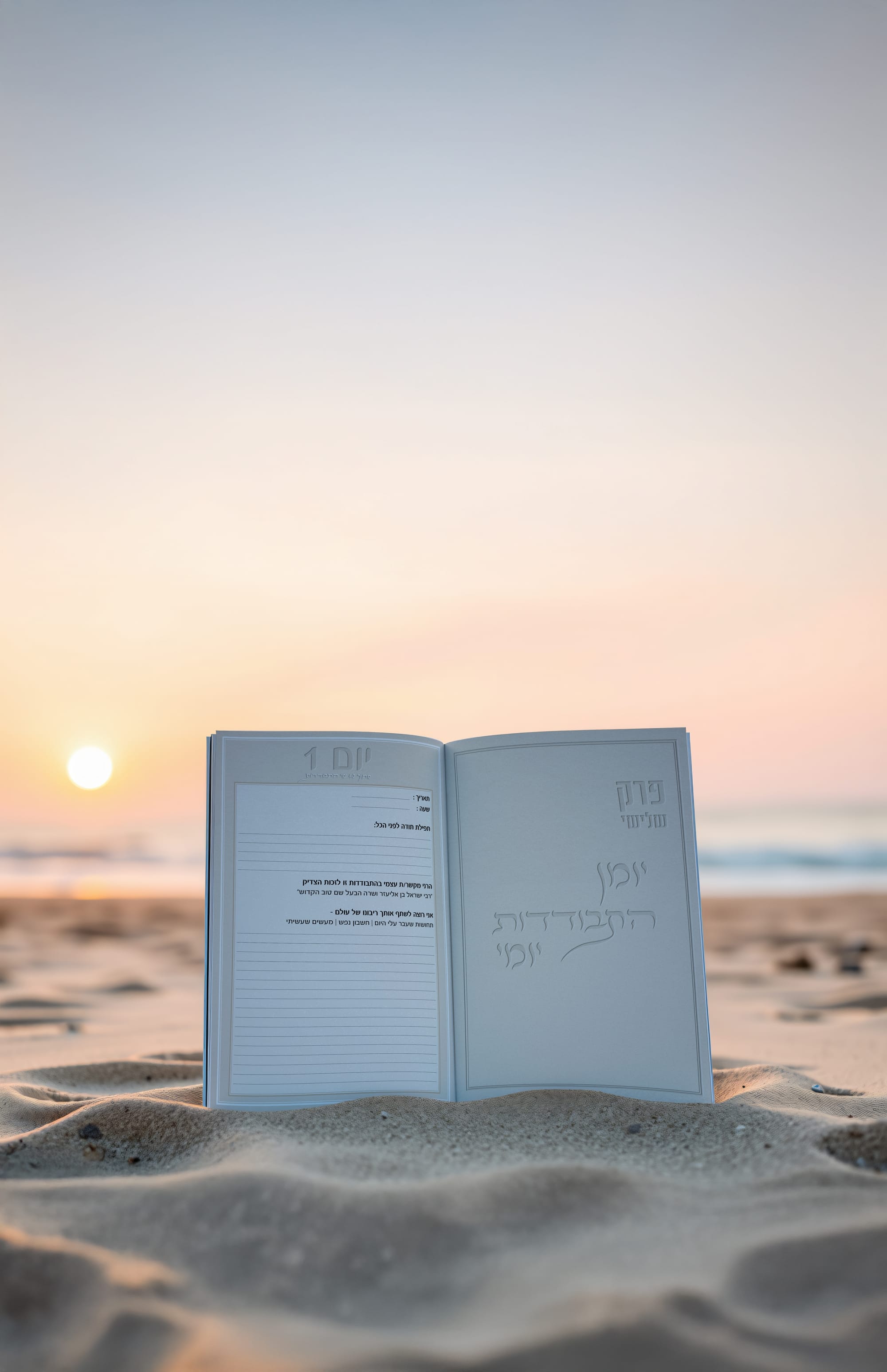 עיצוב ועימוד ספר התבודדות | אהבת ישראל