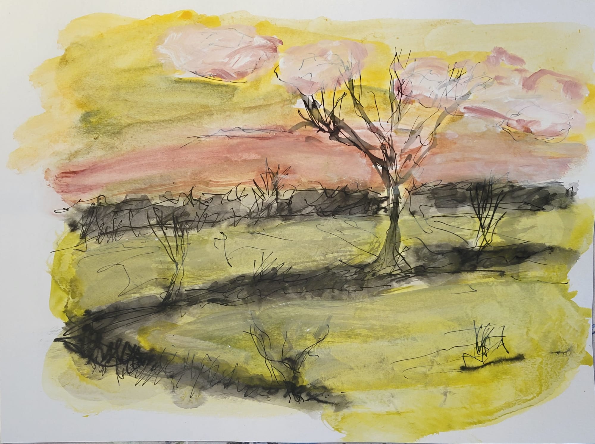 Souzay, lever de soleil