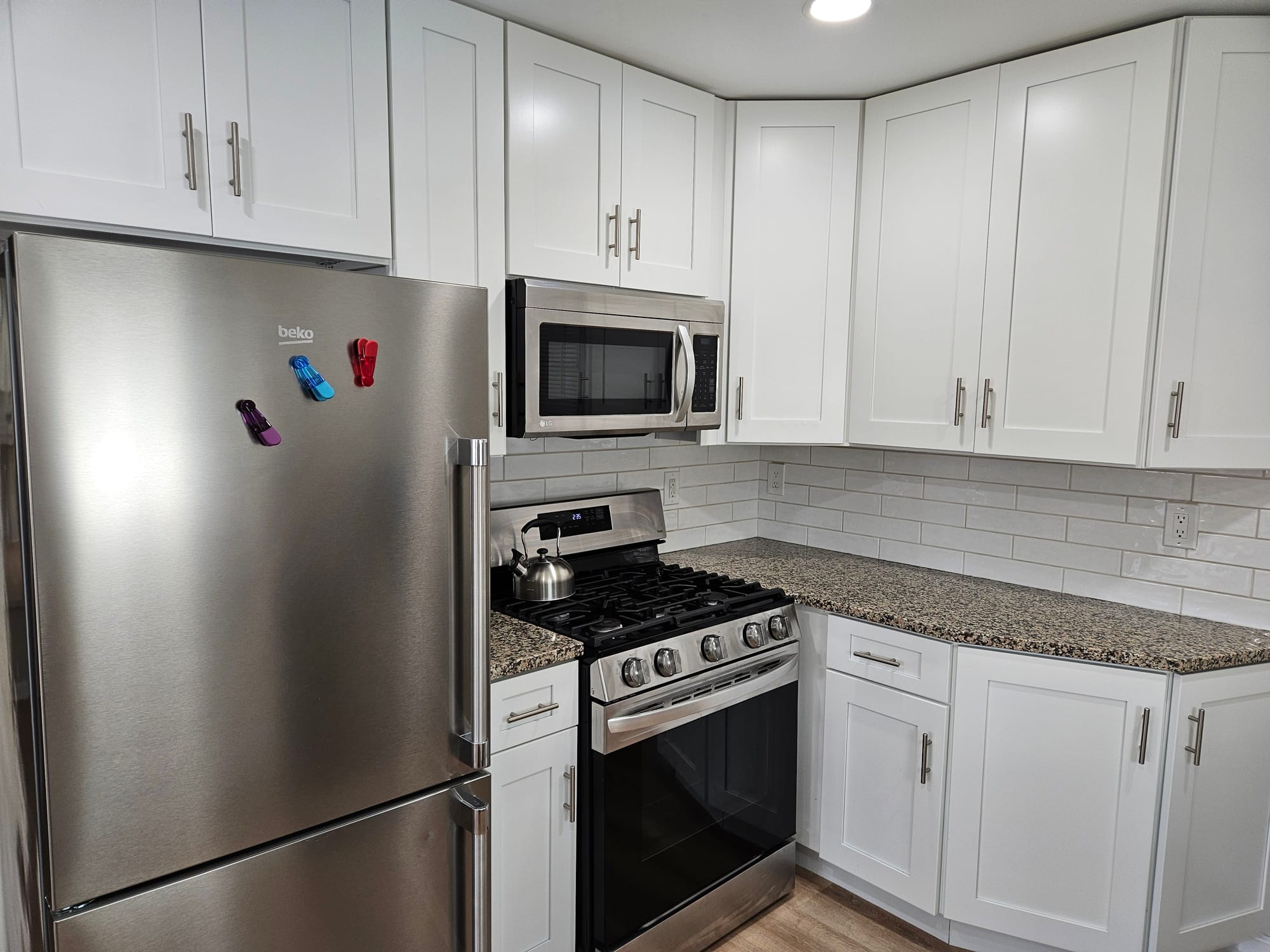 Fully stocked kitchen