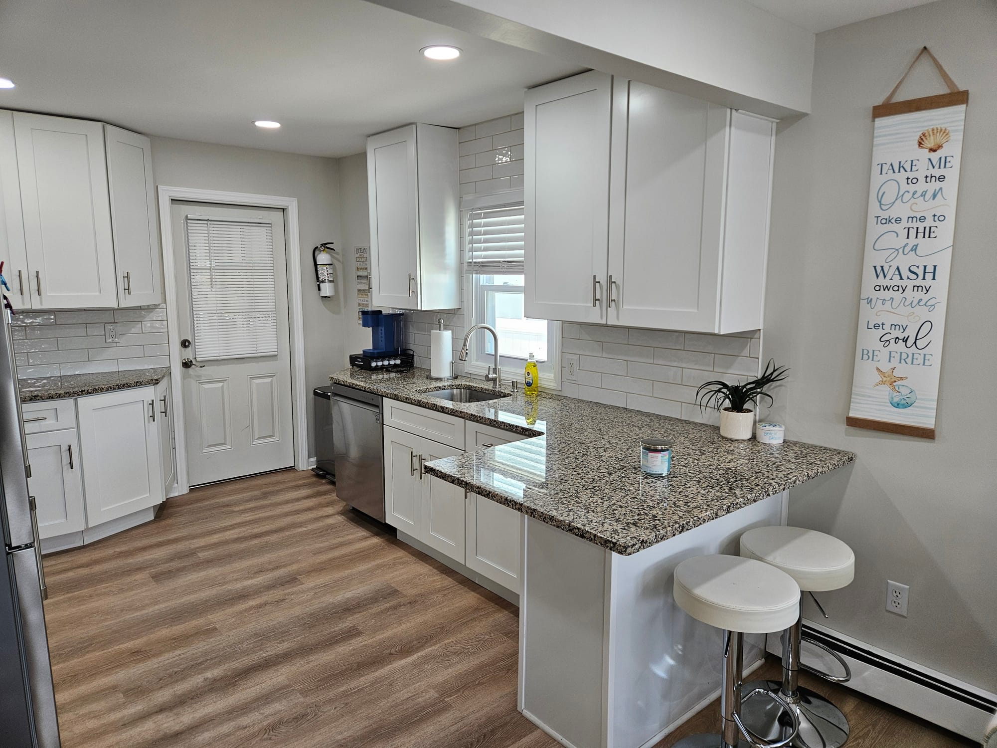 Fully stocked kitchen