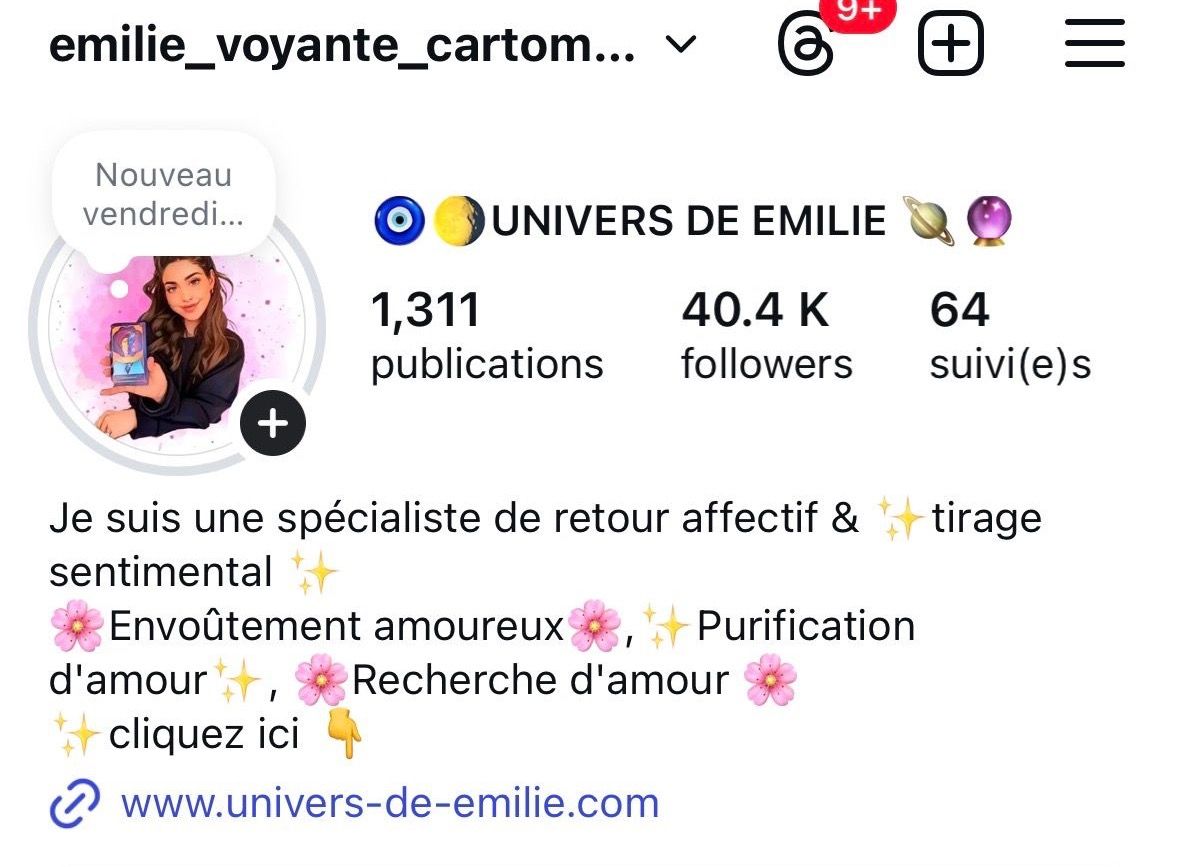 Unique compte sur les réseaux sociaux