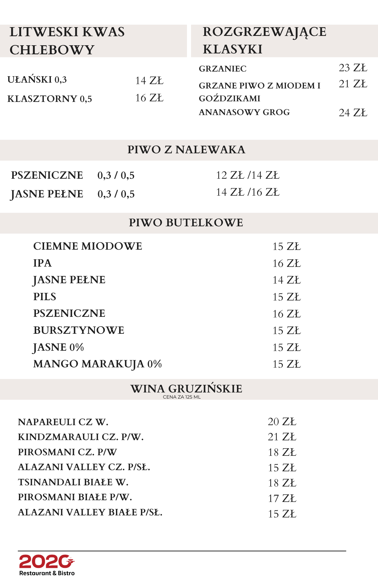 NAPOJE
