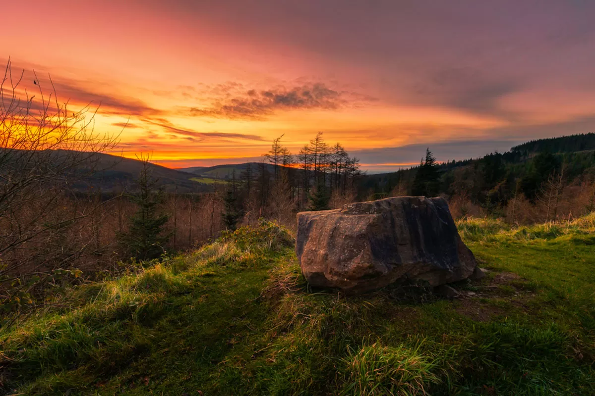 Slieve Bloom Mountains from Astory Media 