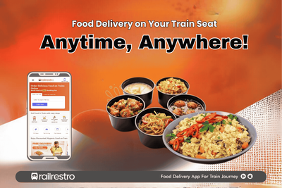 Order Veg Mini Thali on Trains Via RailRestro eCatering App