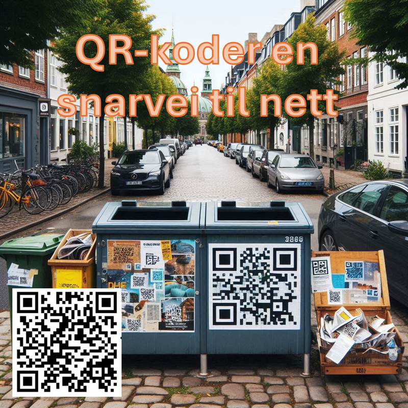 QR-koder /Rask tilgang  - Biblioteket kl. 11-13 og kl.18-20