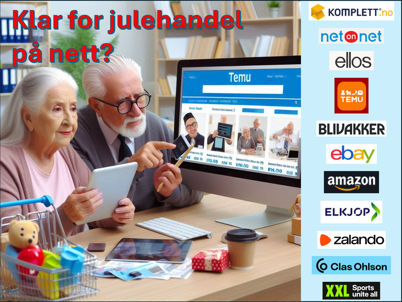 Handle på nett - Biblioteket kl.11-13 og kl.18 - 20