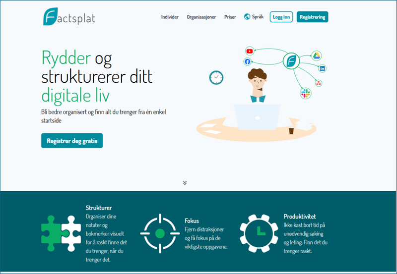 Factsplat / organiser din internett - Biblioteket kl.11-13 og kl.18-20