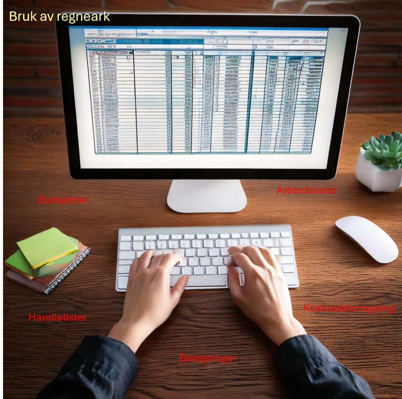 Datahjelp, tema: Grunnleggende bruk av regneark