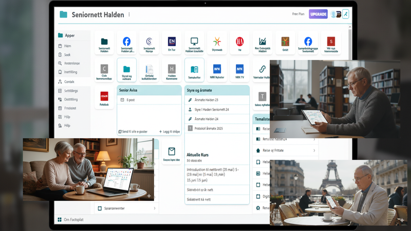Datahjelpmed tema: Factsplat - din egen nettside