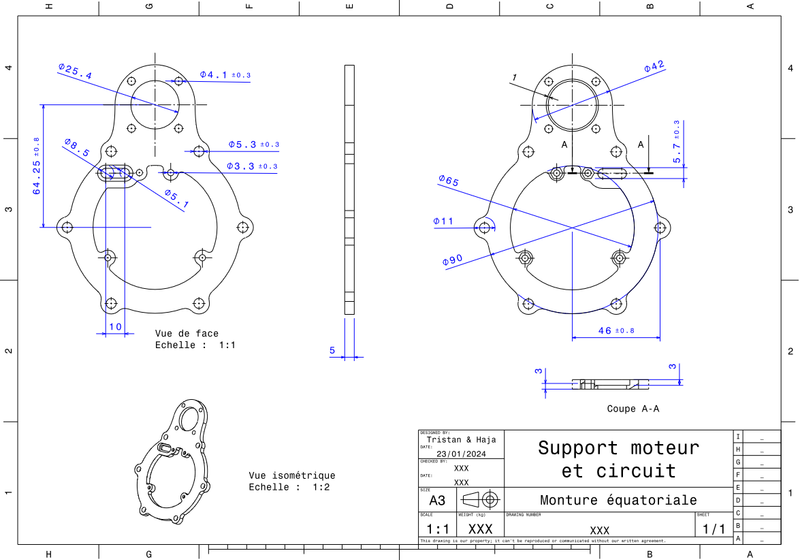 Conception et fabrication