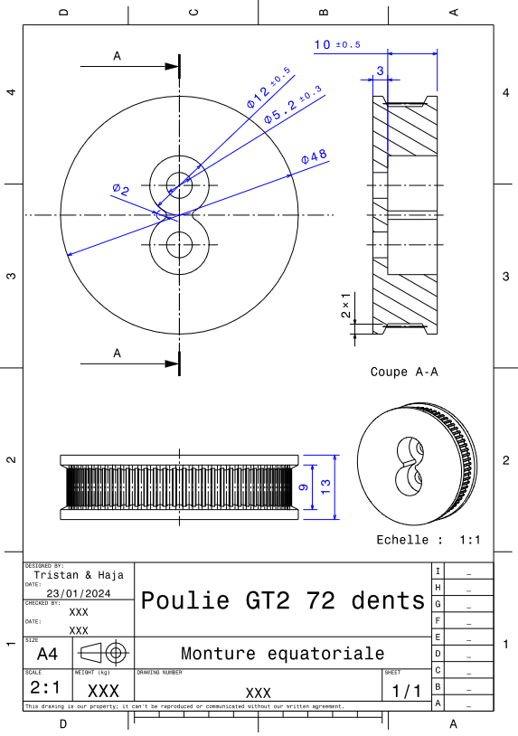 Conception et fabrication