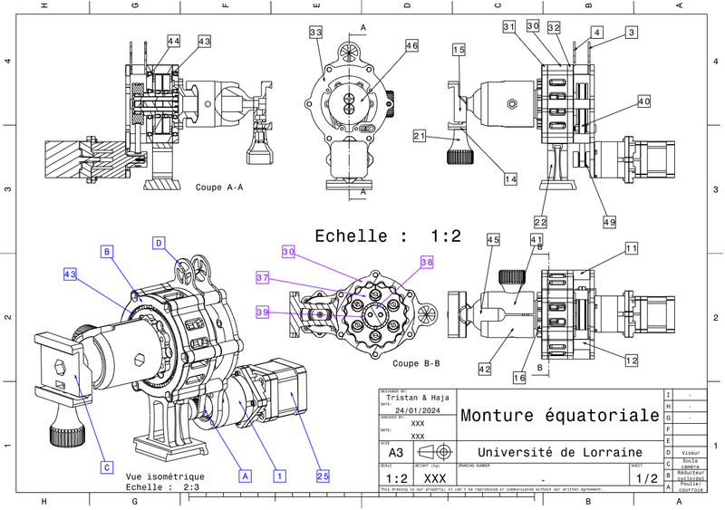 Conception et fabrication