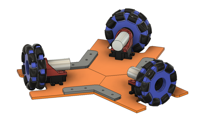 Robot autonome tri-roues
