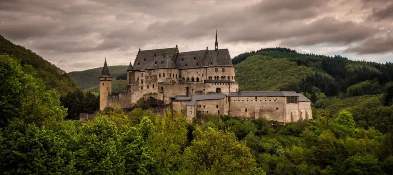 Château de Vianden et nord du Luxembourg