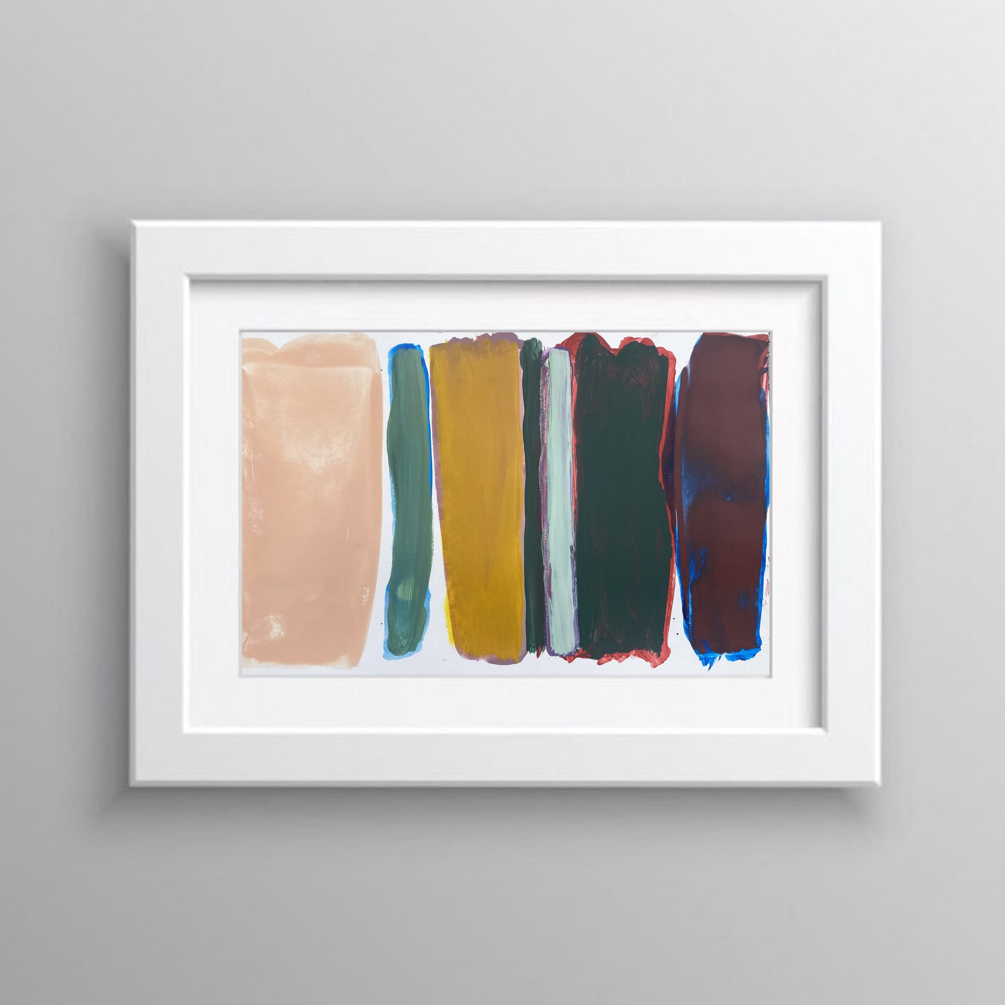 HORIZONTES VERTICALES, Acrilic / Cardboard