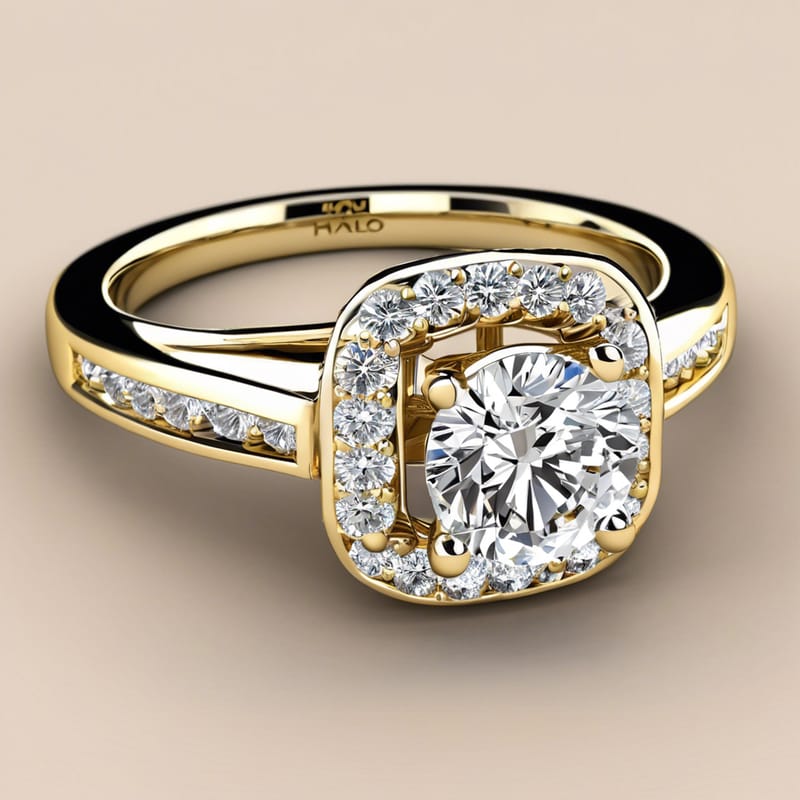 The Glamour of Halo Engagement Rings: Celebrity Influence and Modern Fashion