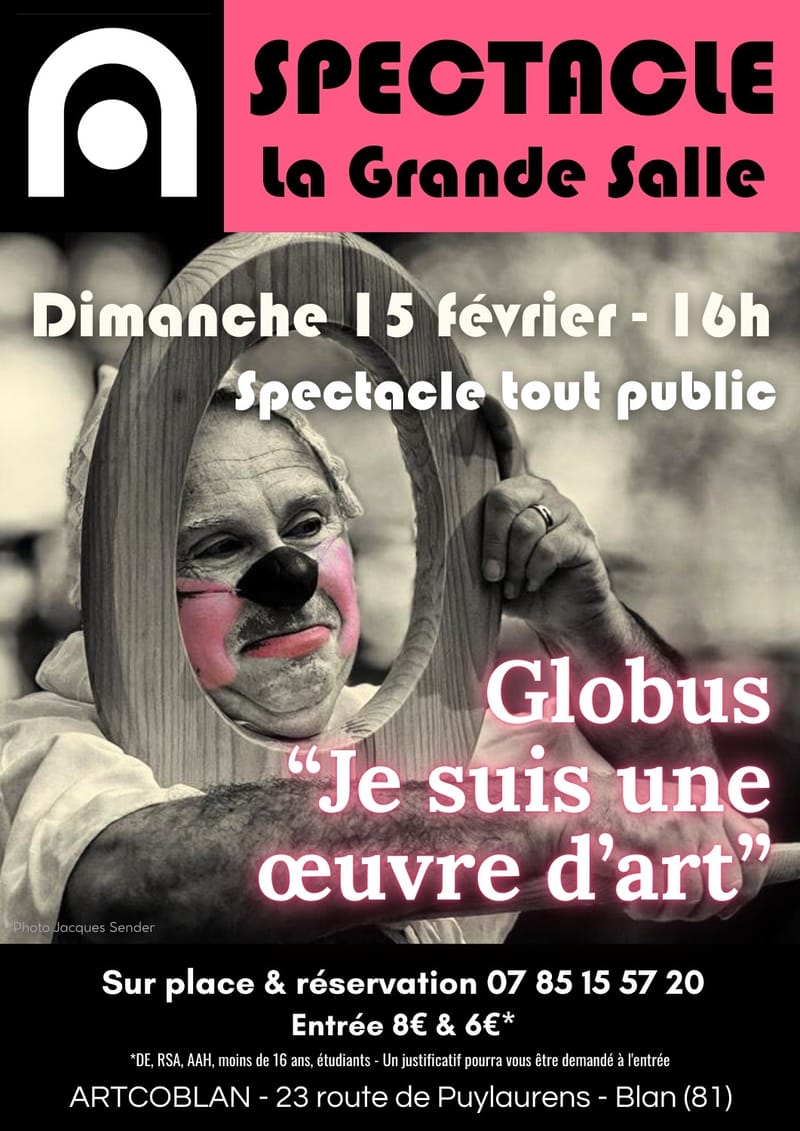 Spectacle pour adultes "Je suis une oeuvre d' art"