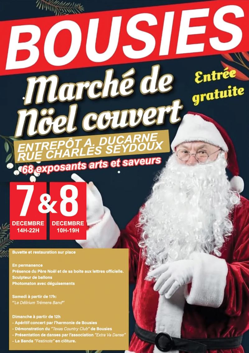 Marché de Noël Couvert à Bousies