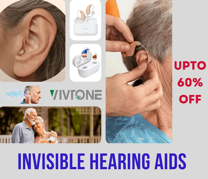 Vivtone behind-the-ear hearing aids with advanced features, offering comfort, clear sound, and affordability, alongside exclusive Black Friday discounts