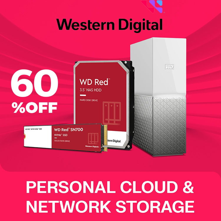 Western Digital My Cloud EX2 Ultra network-attached storage device, perfect for home offices and small businesses, with discounts available