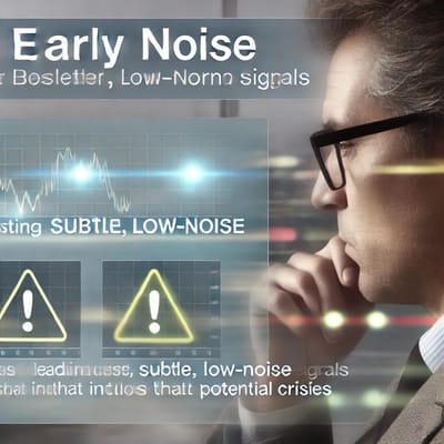 DIRIGEANTS : REPEREZ LES SIGNAUX BAS BRUIT ANNONCIATEURS DE CRISES POTENTIELLES