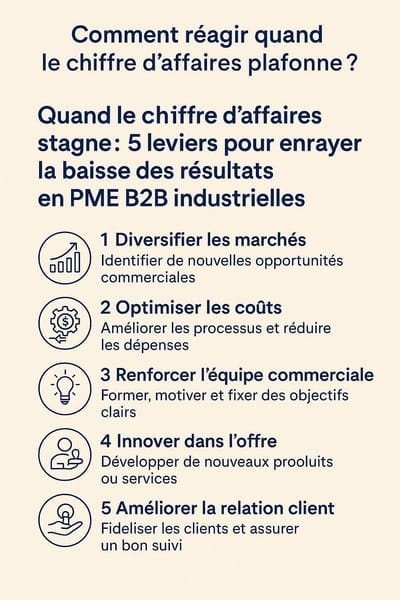 QUAND LE CHIFFRE d'AFFAIRE STAGNE