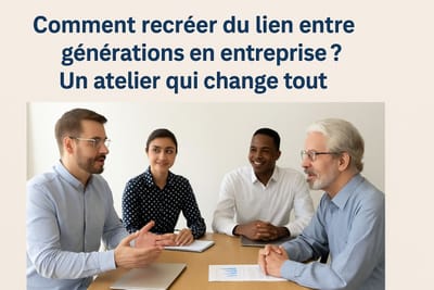 Comment recréer du lien entre générations en entreprise ? Un atelier qui change tout