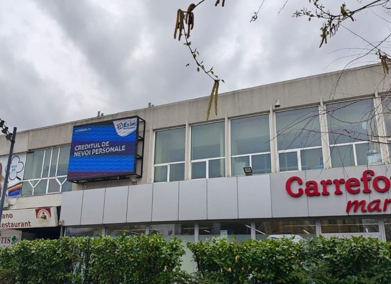 Vizibilitate maximă la Dunăre: Publicitate pe ecrane LED în Galați