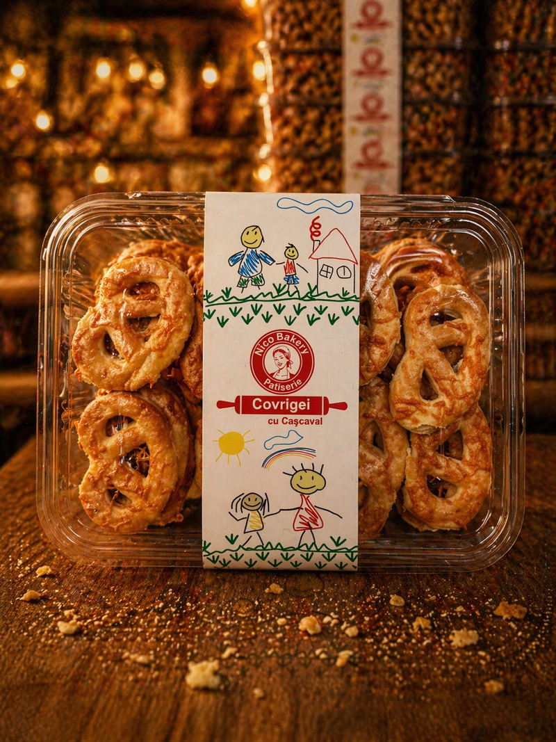 Covrigei cu cașcaval – 350 g