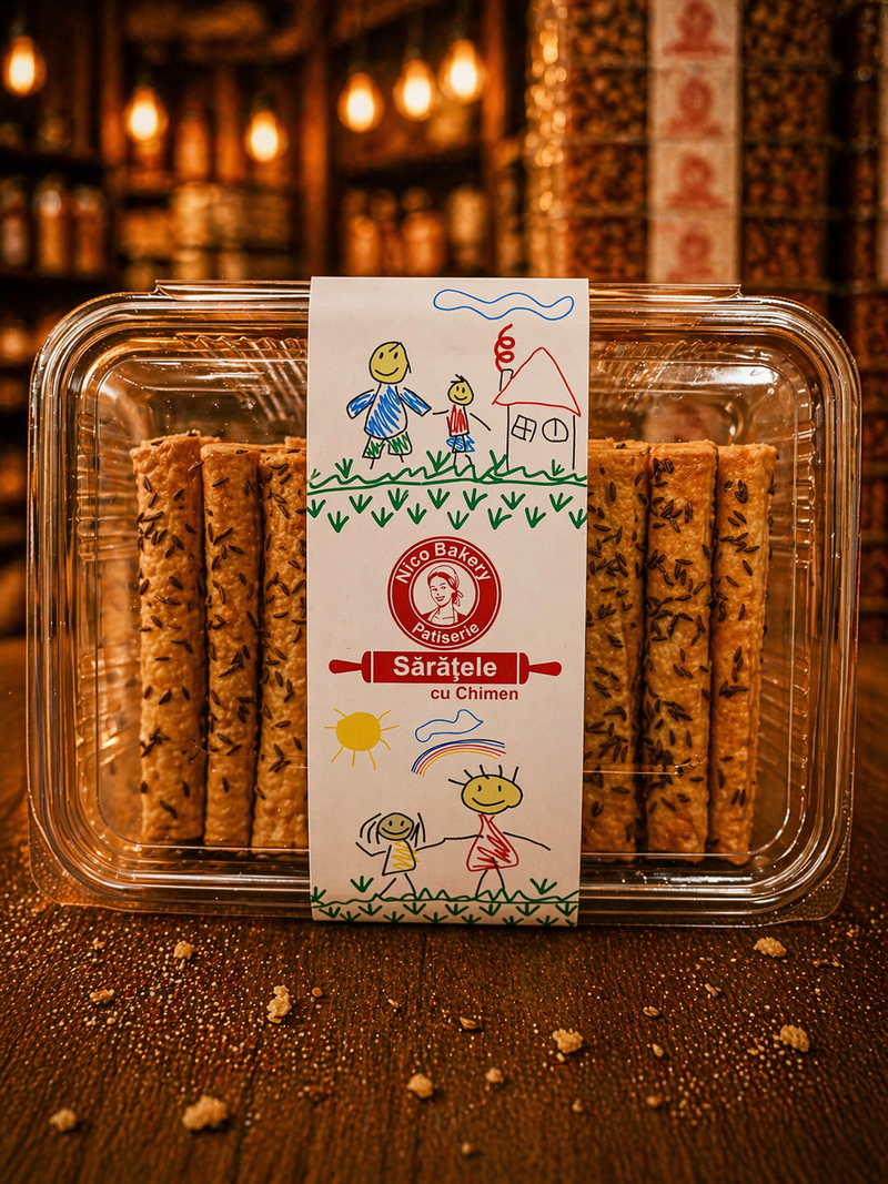 Sărățele cu chimen – 350 g