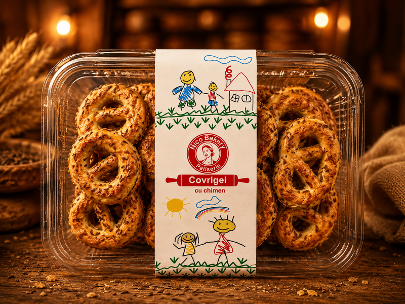 Covrigei cu chimen – 350 g