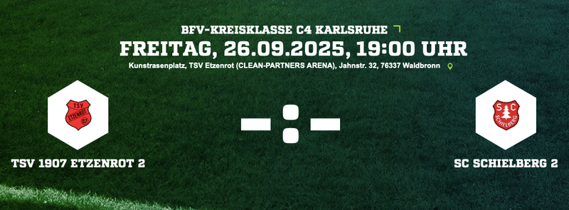 2. Mannschaft: Tausch des Heimrechtes heute Abend bei der "Zweiten"