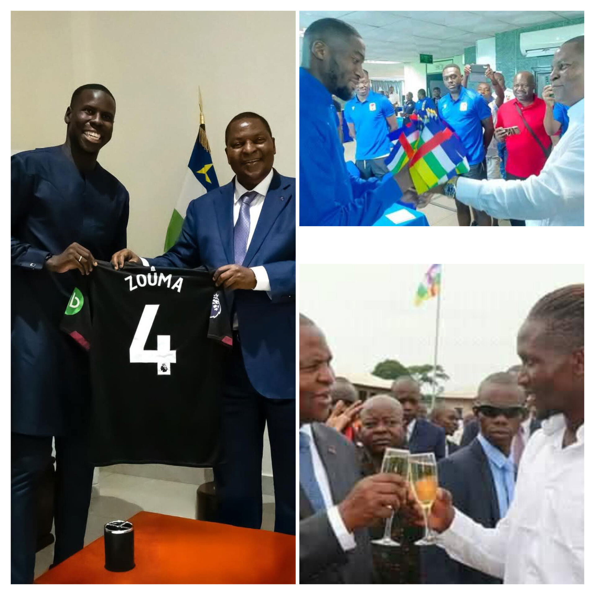 Des racines au cœur : Kondogbia, Yanga-Mbiwa et Zouma, la fibre centrafricaine au service du sport