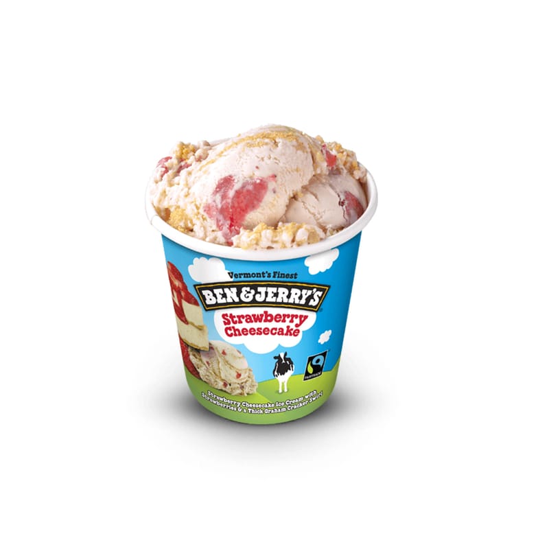 Ben Jerrys strawberrys
