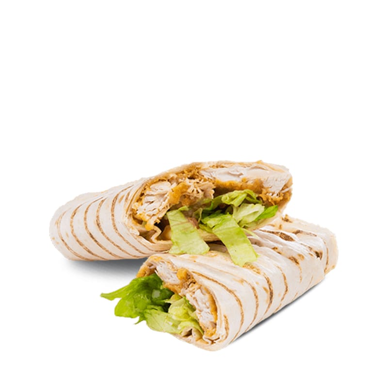 fried chicken wrap