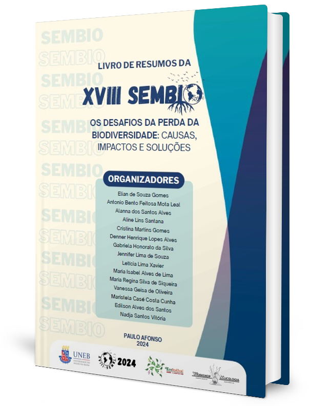 Livro de Resumos da XVIII SEMBIO (Semana de Biologia) -  Os desafios da perda da biodiversidade: causas, impactos e soluções.