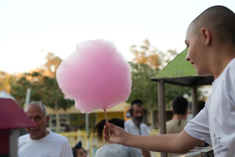 עמדת צמר גפן מתוק 