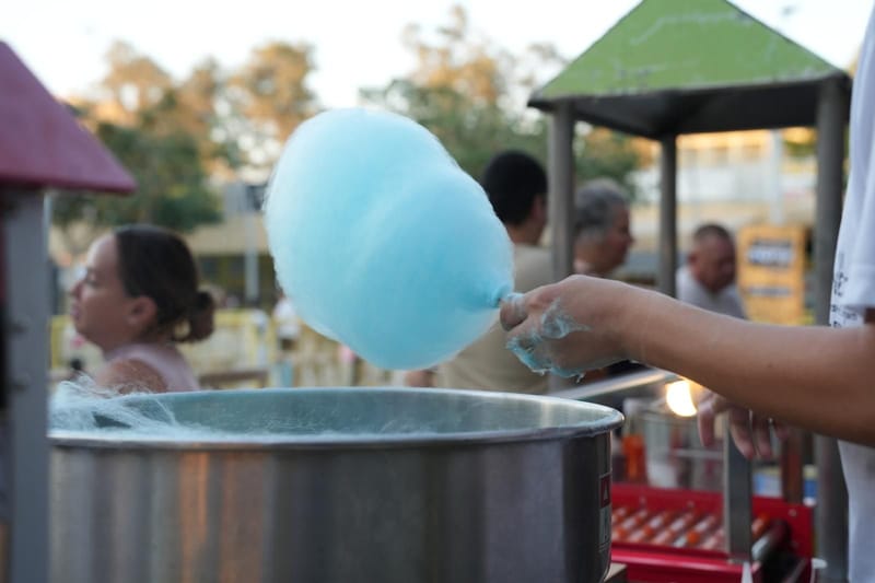 עמדת צמר גפן מתוק 