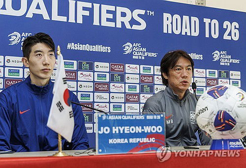 홍명보 감독, 5연승 더불어 미래도 준비…"대표팀 운영? 월드컵 넘어 향후 10년 대비해야" [현장인터뷰]