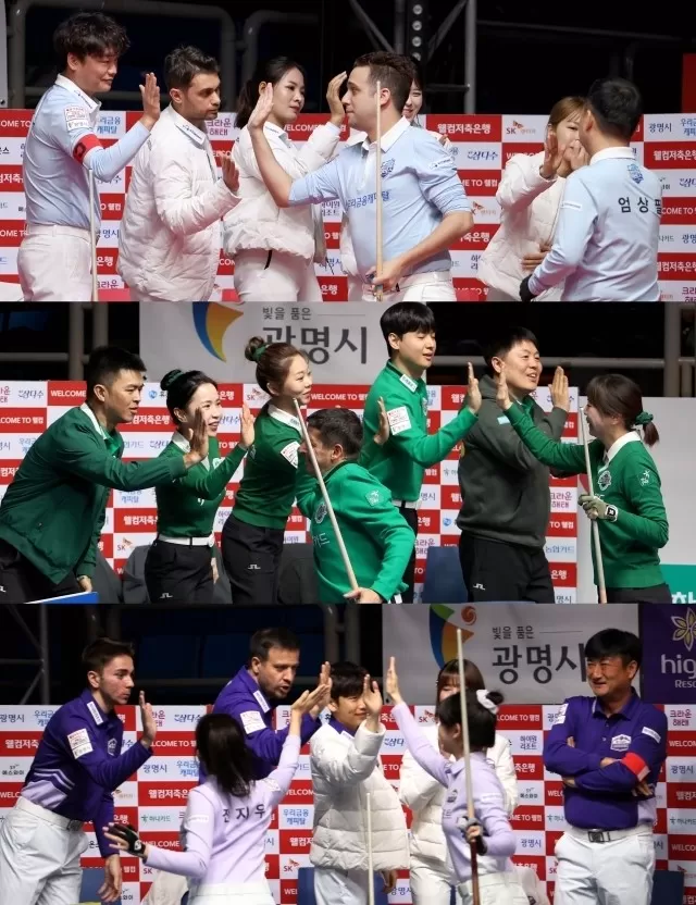 '끝까지 가자!' 우리금융-하나카드-하이원 ‘최종일 우승 경쟁’ PBA 팀리그 4R 우승 시나리오는?