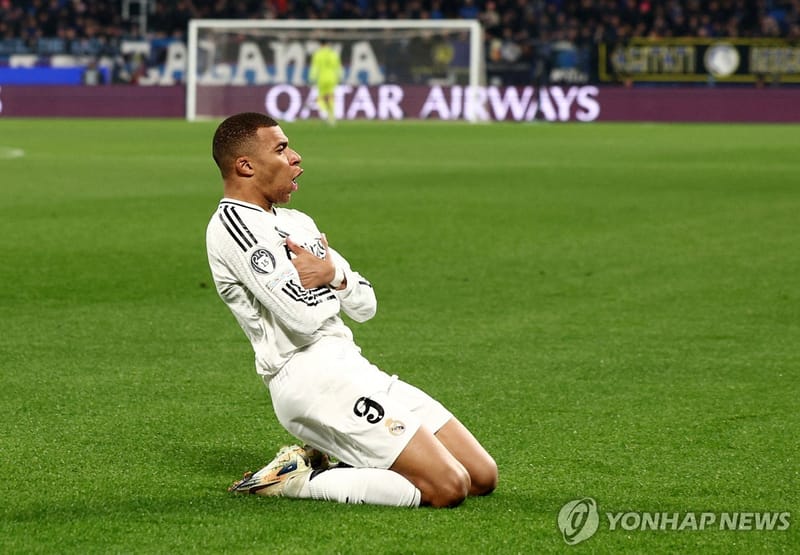 음바페 UCL 50호골 '쾅!'…R마드리드, 아탈란타에 3-2 승리 메이저저장소와함께...